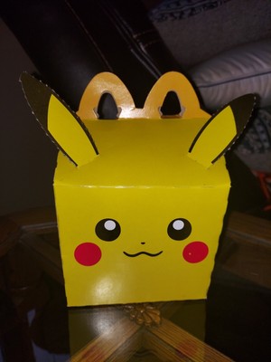 mcdonalds happy meal pikachu box