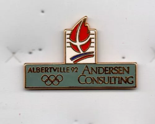 Pin's ANDERSEN CONSULTING JO Albertville 92