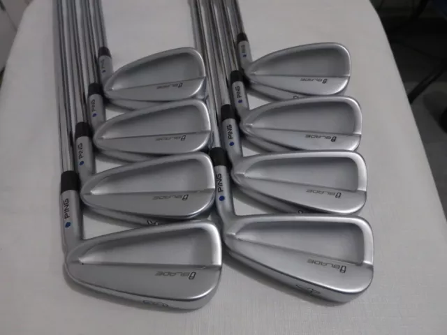 Ping iBlade Iron Set - 3-PW - S300 Stiff Flex Steel - Blue Dot