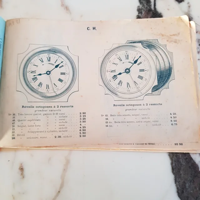 Catalogue Fabrique d'horlogerie Charles FOUR 1891 2