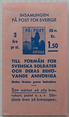 AOP Sweden Miltary PA POST booklet with 30 stamps MNH