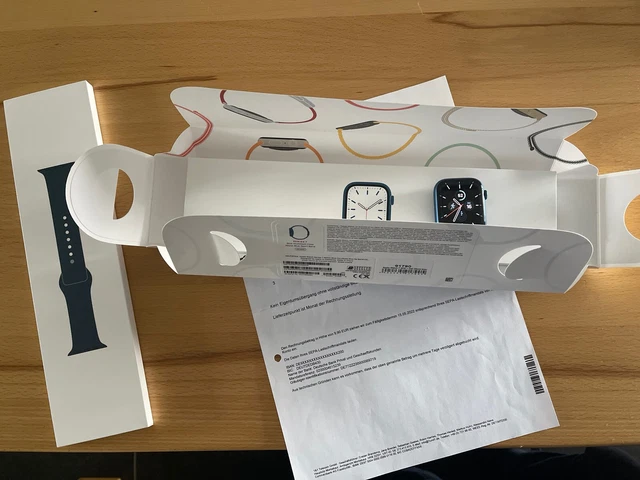 Apple Watch 7 45mm GPS+Cellular LTE, Abyssblau, wie NEU