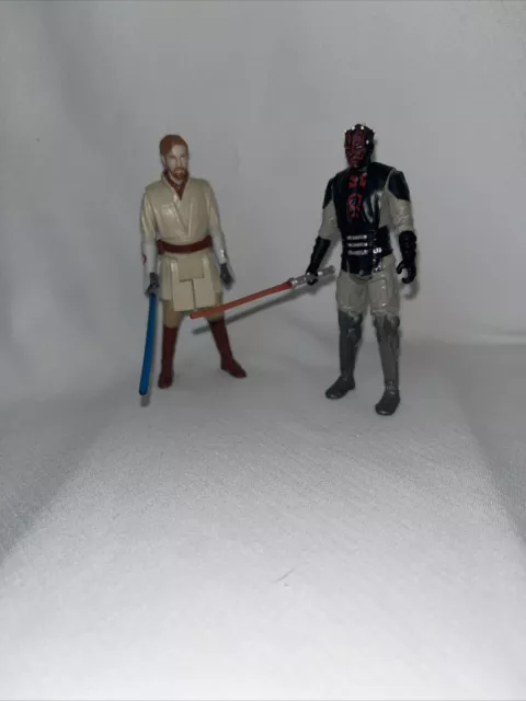 Star Wars mission series Mandalor Obi-Wan Kenobi Vs Darth Maul Action figures￼