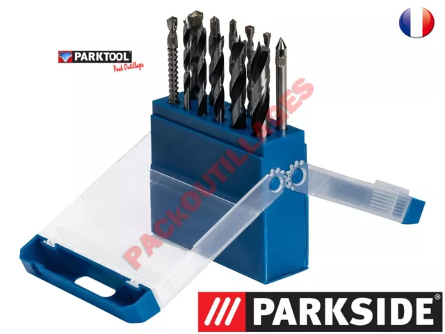 PARKSIDE® Set de mèches à bois et forets à pierre PFBS4 A1