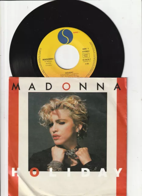 Madonna Holiday 7" Single Vinyl Schallplatte