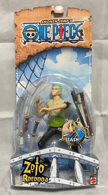 Shonen Jump One Piece : Zolo Zoro Roronoa Slash Action Figure  Mattel 2006
