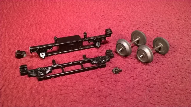 Mth Rail King 2006 Bobber Caboose - Diecast Side Frames - 1 Broken & Wheels