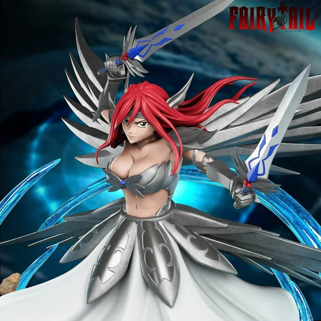 Figurine Erza Scarlet Fairy Tail – 17 Cm, édition Blade Benizakura, PVC