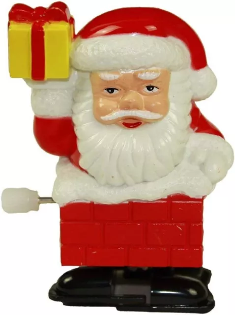HAAC 2er Weihnachtsmann Weihnachtsbaum zum Aufziehen Aufziehfigur Nikolaus 6 cm