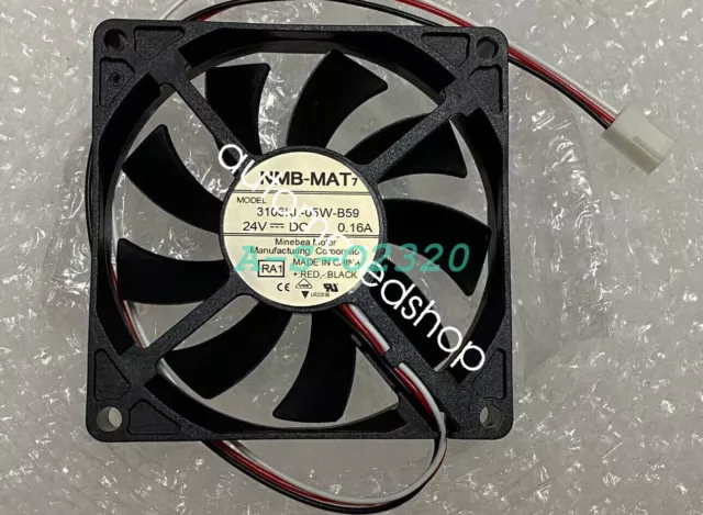 NMB-MAT 3106KL-05W-B59  A90L-0001-0422 24V DC 0.16A CNC Fan free shipping