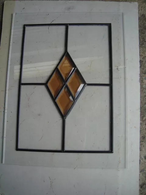 Imitation Leadlight Glass Panels  45Cm X 34.5Cm