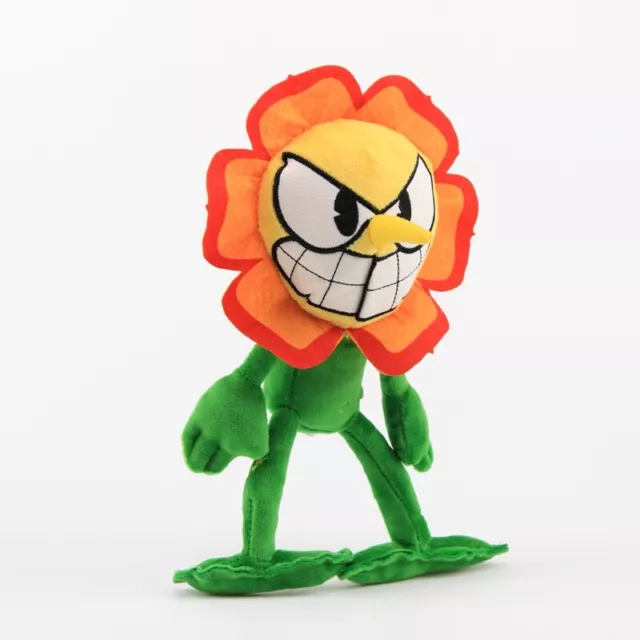 Cuphead Cagney Carnation 10" Authentic Plush New Series 2 Gift Christmas Toys