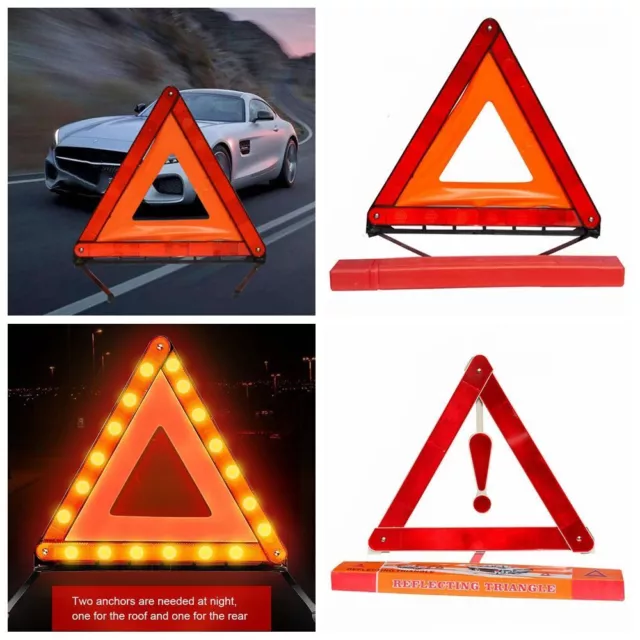 Triangle Reflective Board Road Safety Emergency Breakdown Warning EU Standard