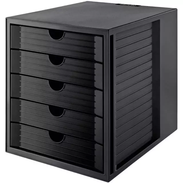 HAN SYSTEMBOX KARMA 14508-13 Schubladenbox Schwarz DIN A4, DIN C4 Anzahl der