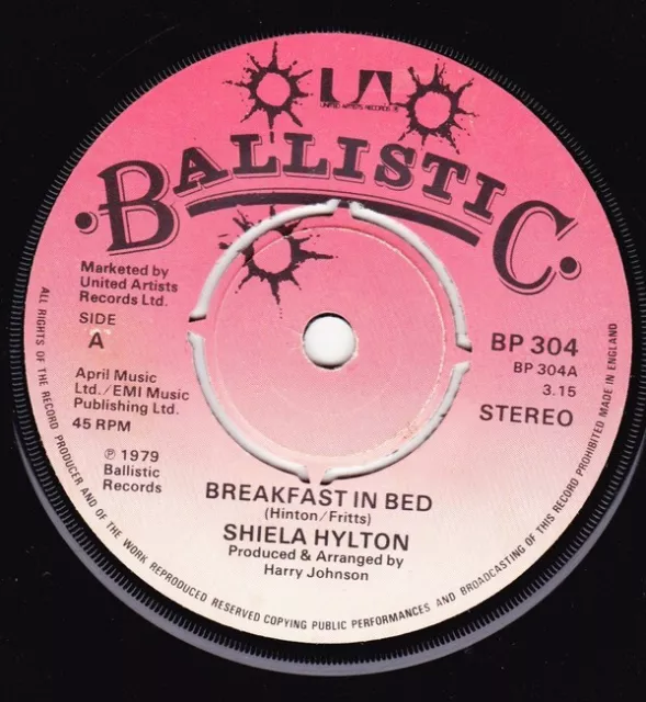 Sheila Hylton - Breakfast In Bed (7", Single, M/Print)