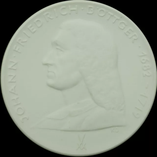 SCHLEIZ: Porzellan-Medaille. "ALTE MÜNZE SCHLEIZ" - JOHANN FRIEDRICH BÖTTGER. 2