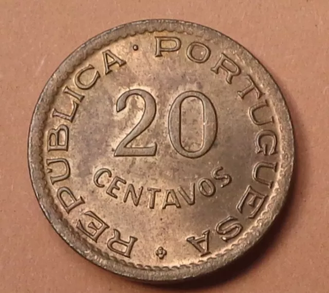 Portuguese Angola. 20 Centavos 1948.