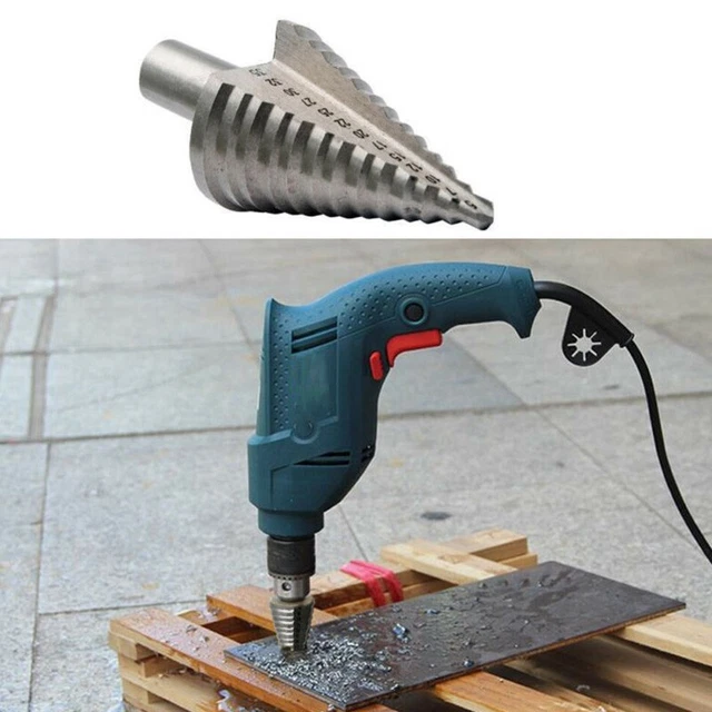 Coupeuse enduite de titane premium HSS Step Drill (5 35 mm) pour forage précis
