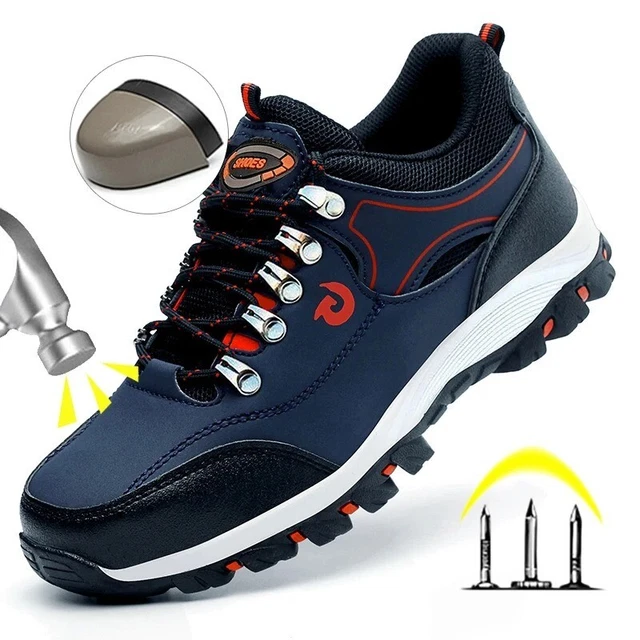 lightweight safety shoes men women work trainers steel toe caps sport sneakers