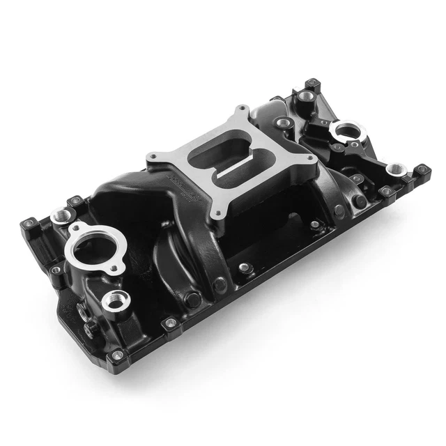 Speedmaster 1-147-012 MidRise Air Intake Manifold Small Block Chevy 350 Vortec S