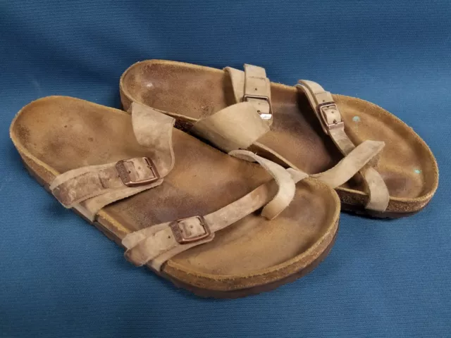 Birkenstock Mayari Criss Cross Toe Sandals Women's Size 10 EU 41