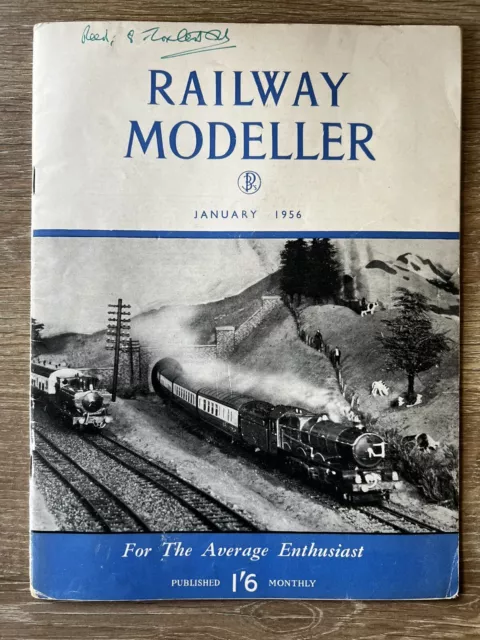 1956 Railway Modeller Magazine Model Trains Rail Train