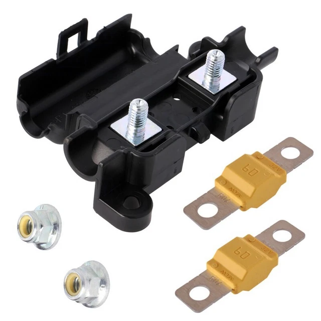 Midi Sicherungsset 60A Mit Halter – MTA Qualitätsware Für Auto, Boot & Elektroinstallation