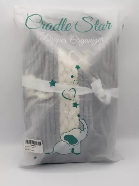 CRADLE STAR Diaper Caddy Organizer Baby Shower Gift Changing Table Caddy