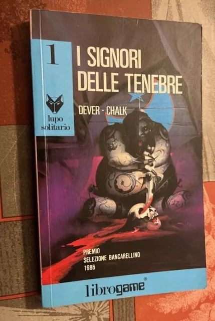 I SIGNORI DELLE TENEBRE n.1  librogame  LUPO SOLITARIO  Marzo 1995  10°ristampa