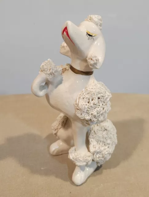 Vintage Spaghetti French Poodle Sophisticated Paw Up 5 1/2" Tall #1132