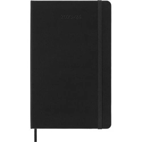 Buchkalender 2023 A5 1 Woche 2 Seiten MOLESKINE 18 MONATE Wochenkalender 2023/2024, L/A5, 1 Wo = 2 Seiten
