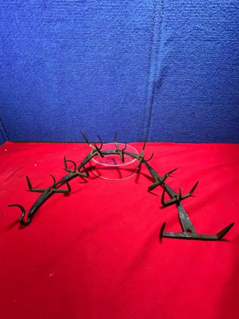 Primitive  Hand Forged Wrought Iron Game Meat Hanger SS-121