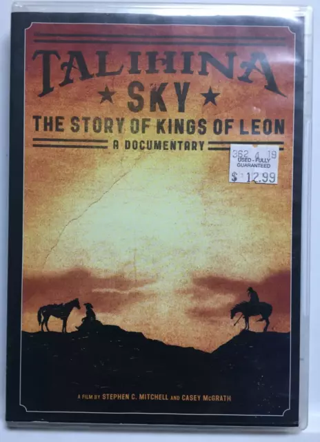 Talihina Sky The Story of Kings of Leon (DVD,2011,Unrated,Widescreen)Great Shape