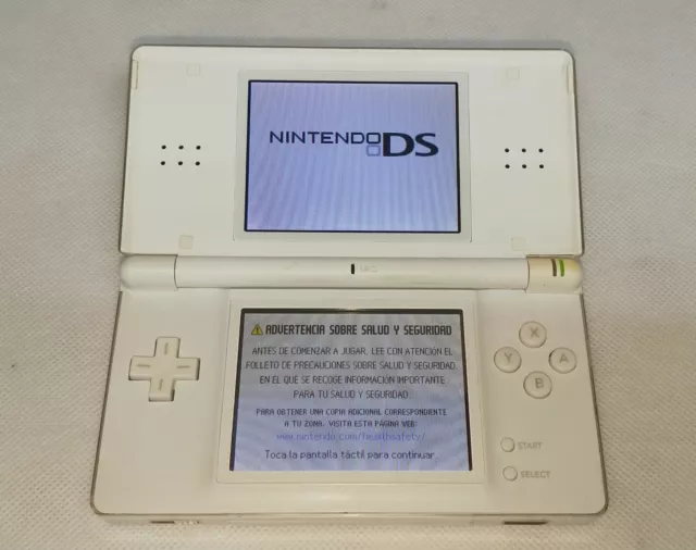 Consola DS Lite blanca DSL en buen estado, sin cargador ni bateria