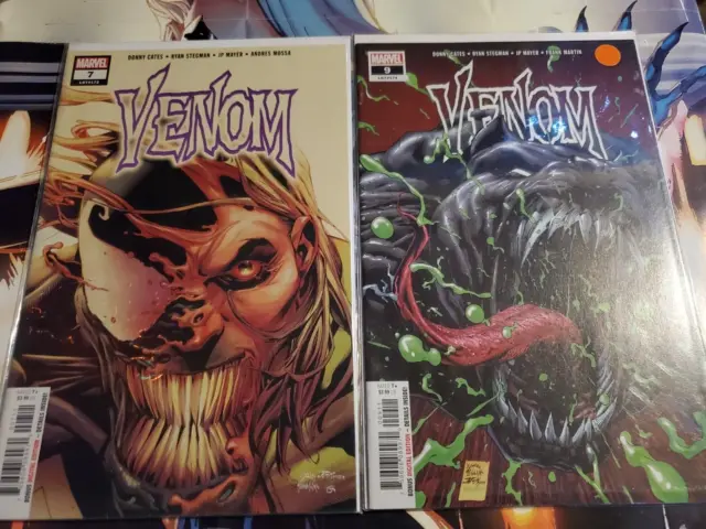 Venom #7 & #9 COMIC BOOK LOT 1st Cameo/Full appearance of Dylan Brock NM