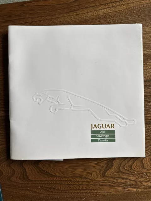 Jaguar XJ6 ,  Daimler Sovereign , Brochure and Price List Pack 1987