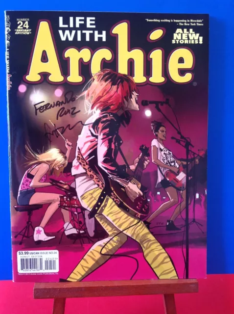 Life With Archie #24 2012 Variant Cover Signed By Fiona Staples Fernando Ruiz