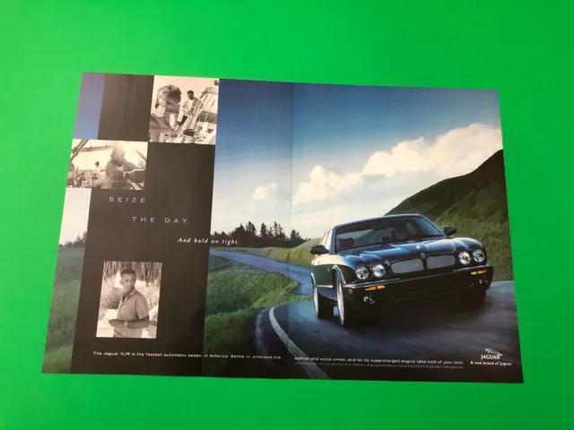 1998 1999 Jaguar Xjr Original Vintage Print Ad Advertisement Printed 2 Page