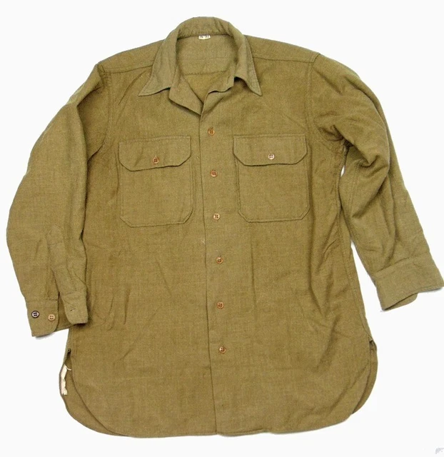 Patron De Couture Vintage Butterick 8236 - Chemise Homme Années 1940 WW2, échelle Complète