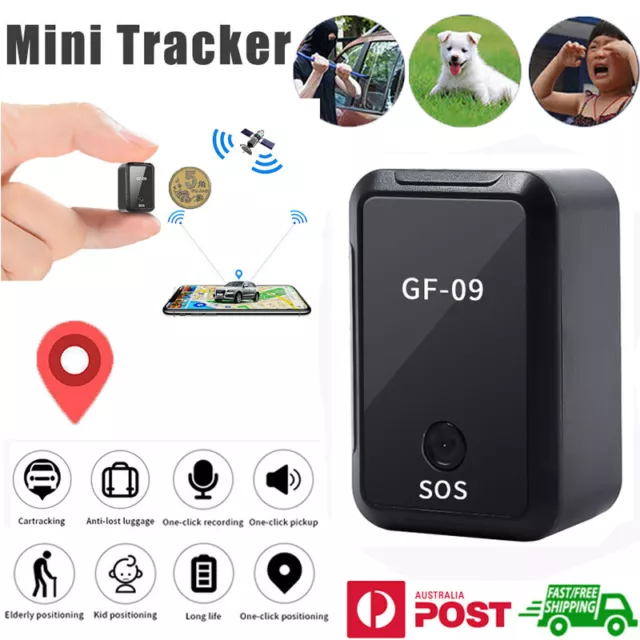 Mini GF09 Magnetic Car Vehicle GPS Tracker Voice Rec Locator Real Time Tracking