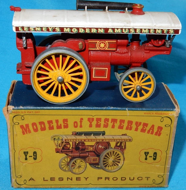 MATCHBOX LESNEY MOY Models Of Yesteryear Y9-1 Showmans Fowler Engine Nr ...