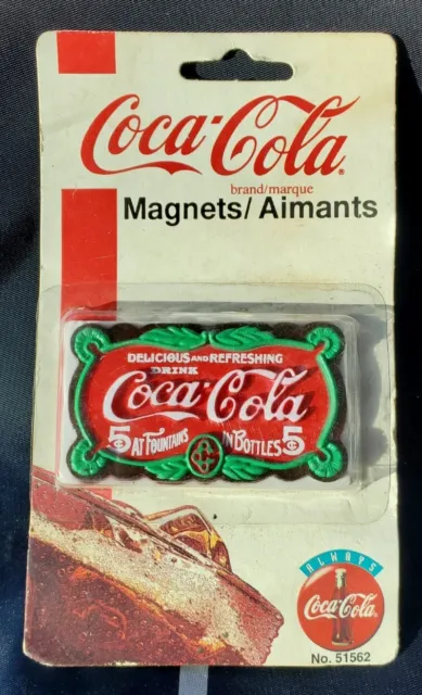 New Old Stock Vintage Refrigerator Magnet Coca-Cola Coke 1996