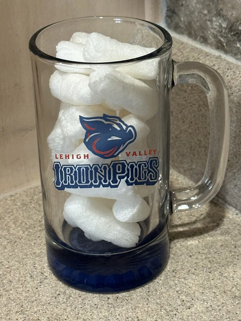 Lehigh Valley IronPigs (Phillies) 12 oz. Beer Glass Mug / New