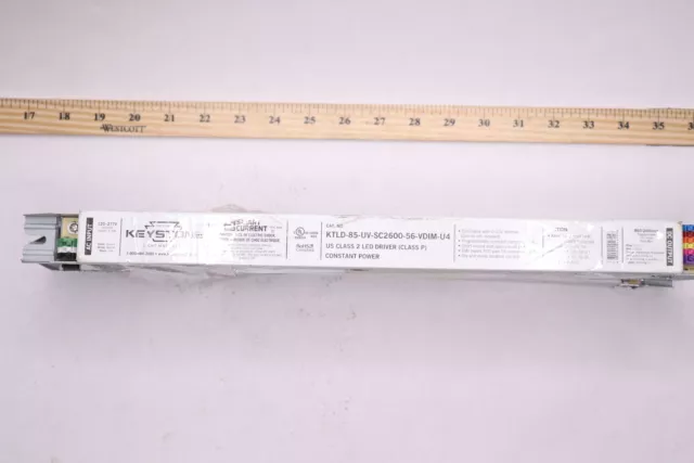 Keystone LED Driver 85 W 500-2600mA Output 0-10V KTLD-85-UV-SC2600-56-VDIM-U4