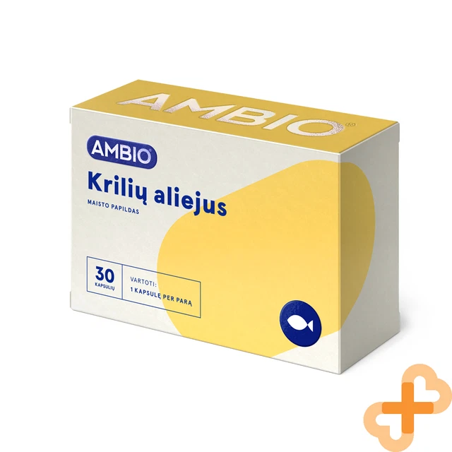 Ambio Rabbit AMBIO KRILL OIL 500mg 30 Capsules Brain Joints Skin Food Health ...