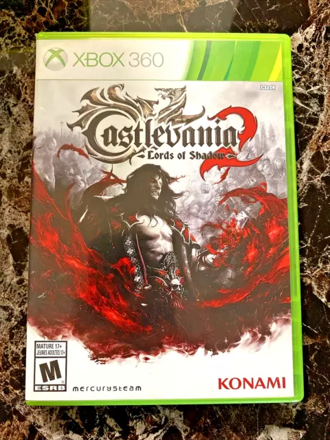 XBOX 360 Castlevania Lords Of Shadow Original Case No-Game