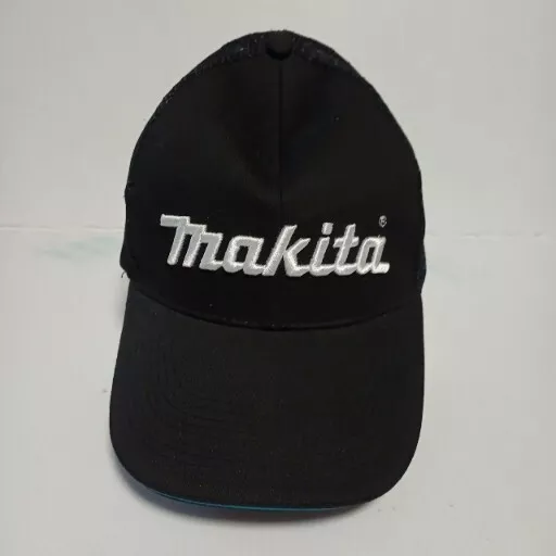 Makita Tools Black Cap Hat Adjustable Snapback Curved Brim Trucker Mesh Back