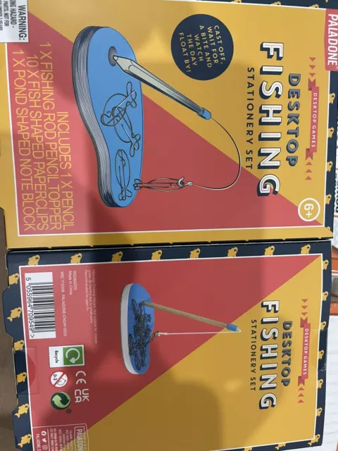 2X Desktop Fishing Stationary Kit - Desktop Fishing Game Stationary Pads