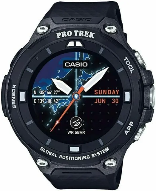 CASIO PROTREK SMART WSD-F20 Black - New - No charger