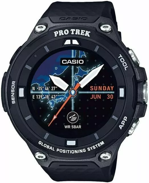 CASIO PROTREK SMART WSD F20 nero nuovo senza caricabatterie